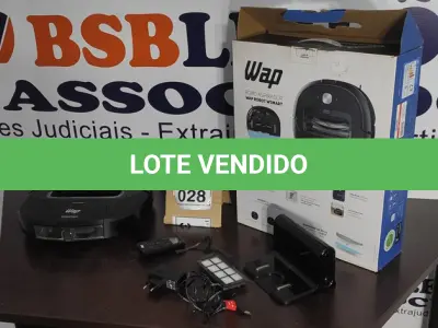 LOTE 028 - 01 ROBÔ ASPIRADOR MARCA WAP. (NO ESTADO) ATENÇÃO! FAZER A VISITAÇÃO ANTES DE ARREMATAR, NÃO SABEMOS SE FUNCIONA, LEILÃO NÃO TEM GARANTIA E NEM DEVOLUÇÃO, SUJEITO A POSSÍVEIS AVARIAS VISÍVEIS/OCULTAS E/OU AUSÊNCIA DE COMPONENTES.