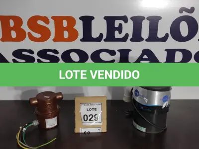 LOTE 029 - 01 TRITURADOR DE RESÍDUOS E 01 AQUECEDOR DE PISCINA. (NO ESTADO) ATENÇÃO! FAZER A VISITAÇÃO ANTES DE ARREMATAR, NÃO SABEMOS SE FUNCIONA, LEILÃO NÃO TEM GARANTIA E NEM DEVOLUÇÃO, SUJEITO A POSSÍVEIS AVARIAS VISÍVEIS/OCULTAS E/OU AUSÊNCIA DE COMPONENTES.