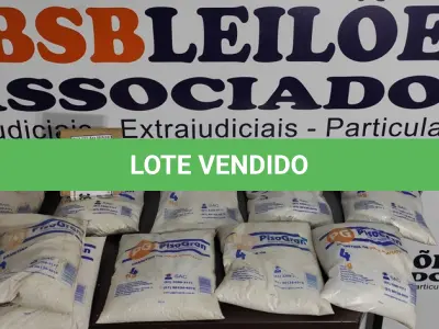 LOTE 061 - 10 PACOTES DE GRANITINA /08 PARA GRAFIATO COM 4KG CADA. (NOVO) (NO ESTADO) ATENÇÃO! FAZER A VISITAÇÃO ANTES DE ARREMATAR, NÃO SABEMOS SE FUNCIONA. LEILÃO NÃO TEM GARANTIA E NEM DEVOLUÇÃO, SUJEITO A POSSÍVEIS AVARIAS VISÍVEIS/OCULTAS E/OU AUSÊNCIA DE COMPONENTES.
