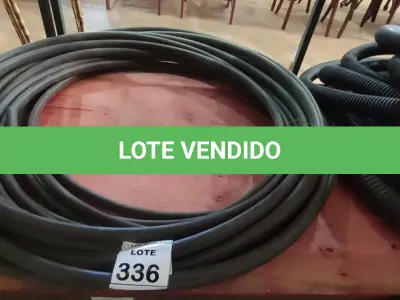 LOTE 336 - 01 ROLO DE MANGUEIRA PARA IRRIGAÇÃO. (NO ESTADO) ATENÇÃO! FAZER A VISITAÇÃO ANTES DE ARREMATAR, NÃO SABEMOS SE FUNCIONA, LEILÃO NÃO TEM GARANTIA E NEM DEVOLUÇÃO, SUJEITO A POSSÍVEIS AVARIAS VISÍVEIS/OCULTAS E/OU AUSÊNCIA DE COMPONENTES.