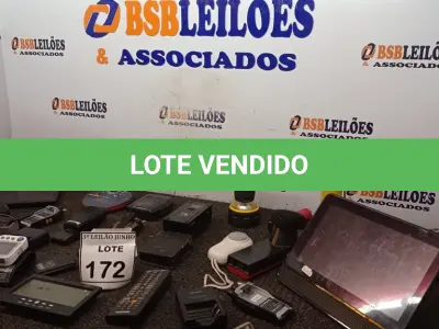 LOTE 172 - 01 LOTE COM GRANDE QUANTIDADE DE ELETRÔNICOS DIVERSOS. (NO ESTADO) ATENÇÃO! FAZER A VISITAÇÃO ANTES DE ARREMATAR, NÃO SABEMOS SE FUNCIONA, LEILÃO NÃO TEM GARANTIA E NEM DEVOLUÇÃO, SUJEITO A POSSÍVEIS AVARIAS VISÍVEIS/OCULTAS E/OU AUSÊNCIA DE COMPONENTES.