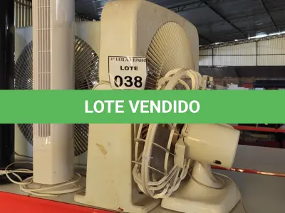 LOTE 038 - 05 VENTILADORES DIVERSOS. (NO ESTADO) ATENÇÃO! FAZER A VISITAÇÃO ANTES DE ARREMATAR, NÃO SABEMOS SE FUNCIONA. LEILÃO NÃO TEM GARANTIA E NEM DEVOLUÇÃO, SUJEITO A POSSÍVEIS AVARIAS VISÍVEIS/OCULTAS E/OU AUSÊNCIA DE COMPONENTES.
