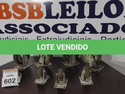 LOTE 602 - 07 RODINHAS TAMANHOS DIVERSOS.  (NO ESTADO) ATENÇÃO! FAZER A VISITAÇÃO ANTES DE ARREMATAR, NÃO SABEMOS SE FUNCIONA, LEILÃO NÃO TEM GARANTIA E NEM DEVOLUÇÃO, SUJEITO A POSSÍVEIS AVARIAS VISÍVEIS/OCULTAS E/OU AUSÊNCIA DE COMPONENTES.