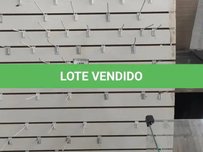 LOTE 538 -  01 PAINEL CANALETADO COM GANCHOS DE 1,38 X 1,44. (NO ESTADO) ATENÇÃO! FAZER A VISITAÇÃO ANTES DE ARREMATAR, NÃO SABEMOS SE FUNCIONA, LEILÃO NÃO TEM GARANTIA E NEM DEVOLUÇÃO, SUJEITO A POSSÍVEIS AVARIAS VISÍVEIS/OCULTAS E/OU AUSÊNCIA DE COMPONENTES.