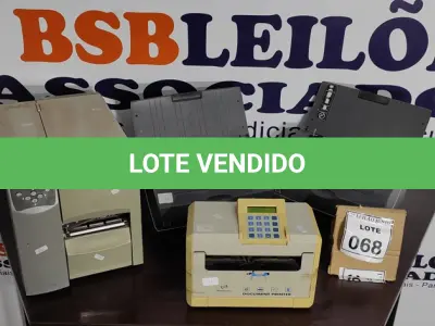 LOTE 068 - 02 SCANNERS’S EPSON, 01 IMPRESSORA DE ETIQUETAS E 01 PROTOCOLADORA DE DOCUMENTOS.  (NO ESTADO) ATENÇÃO! FAZER A VISITAÇÃO ANTES DE ARREMATAR, NÃO SABEMOS SE FUNCIONA. LEILÃO NÃO TEM GARANTIA E NEM DEVOLUÇÃO, SUJEITO A POSSÍVEIS AVARIAS VISÍVEIS/OCULTAS E/OU AUSÊNCIA DE COMPONENTES.