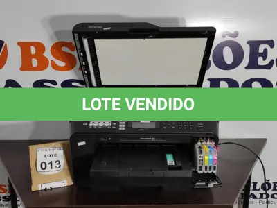 LOTE 013 - 01 IMPRESSORA MULTIFUNCIONAL J6710DW MARCA BROTHER. (NO ESTADO) ATENÇÃO! FAZER A VISITAÇÃO ANTES DE ARREMATAR, NÃO SABEMOS SE FUNCIONA, LEILÃO NÃO TEM GARANTIA E NEM DEVOLUÇÃO, SUJEITO A POSSÍVEIS AVARIAS VISÍVEIS/OCULTAS E/OU AUSÊNCIA DE COMPONENTES.