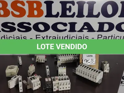 LOTE 006 - 01 LOTE COM VÁRIOS DISJUNTORES MODELOS DIVERSOS. (NO ESTADO) ATENÇÃO! FAZER A VISITAÇÃO ANTES DE ARREMATAR, NÃO SABEMOS SE FUNCIONA, LEILÃO NÃO TEM GARANTIA E NEM DEVOLUÇÃO, SUJEITO A POSSÍVEIS AVARIAS VISÍVEIS/OCULTAS E/OU AUSÊNCIA DE COMPONENTES.