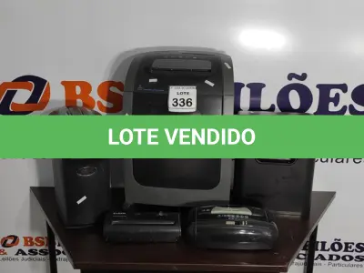 LOTE 336 - 03 FRAGMENTADORAS DE PAPEL E 02 CABEÇAS AVULSAS. (NO ESTADO) ATENÇÃO! FAZER A VISITAÇÃO ANTES DE ARREMATAR, NÃO SABEMOS SE FUNCIONA. LEILÃO NÃO TEM GARANTIA E NEM DEVOLUÇÃO, SUJEITO A POSSÍVEIS AVARIAS VISÍVEIS/OCULTAS E/OU AUSÊNCIA DE COMPONENTES.