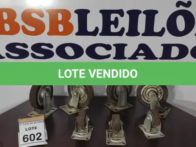 LOTE 602 - 07 RODINHAS TAMANHOS DIVERSOS.  (NO ESTADO) ATENÇÃO! FAZER A VISITAÇÃO ANTES DE ARREMATAR, NÃO SABEMOS SE FUNCIONA, LEILÃO NÃO TEM GARANTIA E NEM DEVOLUÇÃO, SUJEITO A POSSÍVEIS AVARIAS VISÍVEIS/OCULTAS E/OU AUSÊNCIA DE COMPONENTES.