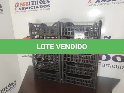 LOTE 220 - 10 CESTAS ORGANIZADORAS. (NO ESTADO) ATENÇÃO! FAZER A VISITAÇÃO ANTES DE ARREMATAR, NÃO SABEMOS SE FUNCIONA, LEILÃO NÃO TEM GARANTIA E NEM DEVOLUÇÃO, SUJEITO A POSSÍVEIS AVARIAS VISÍVEIS/OCULTAS E/OU AUSÊNCIA DE COMPONENTES.