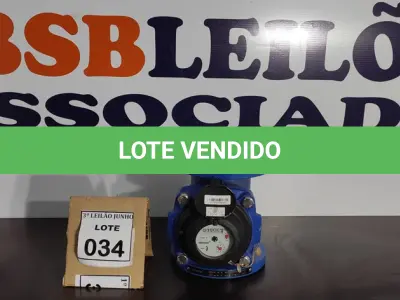 LOTE 034 - 01 HIDRÔMETRO TIPO WOLTMAN 80 WP1 MARCA ZENNER. (NO ESTADO) ATENÇÃO! FAZER A VISITAÇÃO ANTES DE ARREMATAR, NÃO SABEMOS SE FUNCIONA, LEILÃO NÃO TEM GARANTIA E NEM DEVOLUÇÃO, SUJEITO A POSSÍVEIS AVARIAS VISÍVEIS/OCULTAS E/OU AUSÊNCIA DE COMPONENTES.