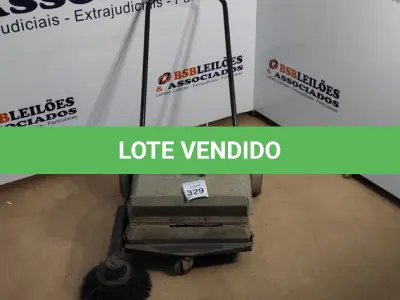 LOTE 329 - 01 VARREDOR DE PÁTIO. (NO ESTADO) ATENÇÃO! FAZER A VISITAÇÃO ANTES DE ARREMATAR, NÃO SABEMOS SE FUNCIONA, LEILÃO NÃO TEM GARANTIA E NEM DEVOLUÇÃO, SUJEITO A POSSÍVEIS AVARIAS VISÍVEIS/OCULTAS E/OU AUSÊNCIA DE COMPONENTES.