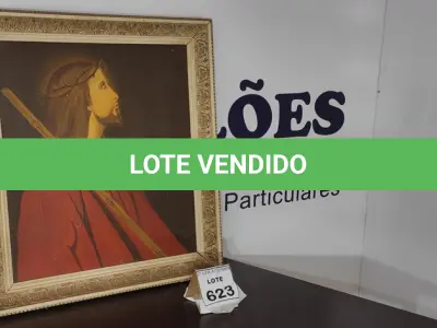 LOTE 623 - 01 QUADRO SOBRE TELA COM MOLDURA DECORADA.  (NO ESTADO) ATENÇÃO! FAZER A VISITAÇÃO ANTES DE ARREMATAR, NÃO SABEMOS SE FUNCIONA, LEILÃO NÃO TEM GARANTIA E NEM DEVOLUÇÃO, SUJEITO A POSSÍVEIS AVARIAS VISÍVEIS/OCULTAS E/OU AUSÊNCIA DE COMPONENTES.
