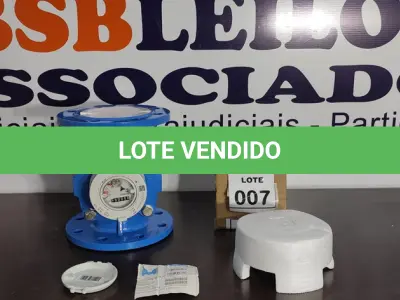 LOTE 007 - 01 HIDRÔMETRO TIPO WOLTMAN 100 WP1 MARCA ZENNER. (NO ESTADO) ATENÇÃO! FAZER A VISITAÇÃO ANTES DE ARREMATAR, NÃO SABEMOS SE FUNCIONA, LEILÃO NÃO TEM GARANTIA E NEM DEVOLUÇÃO, SUJEITO A POSSÍVEIS AVARIAS VISÍVEIS/OCULTAS E/OU AUSÊNCIA DE COMPONENTES.