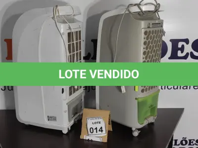 LOTE 014 - 02 UMIDIFICADORES SENDO 01 MARCA CONSUL E 01 MARCA PHILCO. (NO ESTADO) ATENÇÃO! FAZER A VISITAÇÃO ANTES DE ARREMATAR, NÃO SABEMOS SE FUNCIONA, LEILÃO NÃO TEM GARANTIA E NEM DEVOLUÇÃO, SUJEITO A POSSÍVEIS AVARIAS VISÍVEIS/OCULTAS E/OU AUSÊNCIA DE COMPONENTES.