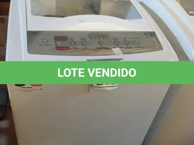 LOTE 343 - 01 MÁQUINA DE LAVAR ROUPAS BRASTEMP 8KG 220V. (NO ESTADO) ATENÇÃO! FAZER A VISITAÇÃO ANTES DE ARREMATAR, NÃO SABEMOS SE FUNCIONA. LEILÃO NÃO TEM GARANTIA E NEM DEVOLUÇÃO, SUJEITO A POSSÍVEIS AVARIAS VISÍVEIS/OCULTAS E/OU AUSÊNCIA DE COMPONENTES.