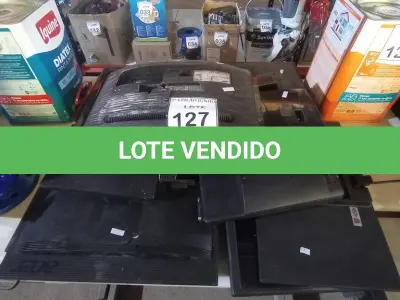 LOTE 127 - 01 LOTE COM APROXIMADAMENTE 15 MONITORES. (NO ESTADO) ATENÇÃO! FAZER A VISITAÇÃO ANTES DE ARREMATAR, NÃO SABEMOS SE FUNCIONA, LEILÃO NÃO TEM GARANTIA E NEM DEVOLUÇÃO, SUJEITO A POSSÍVEIS AVARIAS VISÍVEIS/OCULTAS E/OU AUSÊNCIA DE COMPONENTES.