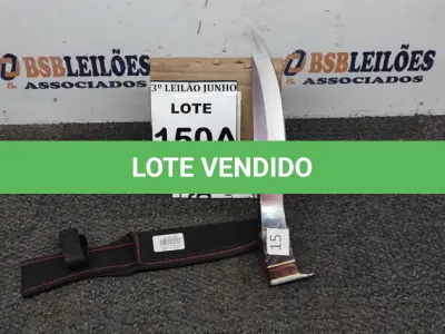 LOTE 150 -  FACA IMPORTADA AÇO INOXIDÁVEL CABO EM RESINA FULL TANG BAINHA DE NYLON TAMANHO TOTAL 27CM PESO 288G JÁ AFIADA. (NO ESTADO) ATENÇÃO! FAZER A VISITAÇÃO ANTES DE ARREMATAR, NÃO SABEMOS SE FUNCIONA, LEILÃO NÃO TEM GARANTIA E NEM DEVOLUÇÃO, SUJEITO A POSSÍVEIS AVARIAS VISÍVEIS/OCULTAS E/OU AUSÊNCIA DE COMPONENTES.