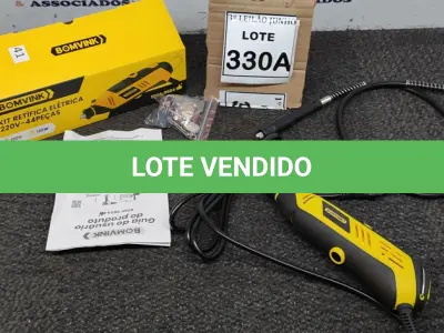 LOTE 330 - KIT RETÍFICA ELÉTRICA 220V 44 PEÇAS. (NO ESTADO) ATENÇÃO! FAZER A VISITAÇÃO ANTES DE ARREMATAR, NÃO SABEMOS SE FUNCIONA, LEILÃO NÃO TEM GARANTIA E NEM DEVOLUÇÃO, SUJEITO A POSSÍVEIS AVARIAS VISÍVEIS/OCULTAS E/OU AUSÊNCIA DE COMPONENTES. 