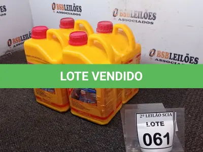 LOTE 061 - 04 ADITIVOS PLASTIFICANTE PARA ARGAMASSA DE ASSENTAMENTO E REBOCO COM 3,6L MARCA SIKA.  (NO ESTADO) ATENÇÃO! FAZER A VISITAÇÃO ANTES DE ARREMATAR, NÃO SABEMOS SE FUNCIONA. LEILÃO NÃO TEM GARANTIA E NEM DEVOLUÇÃO, SUJEITO A POSSÍVEIS AVARIAS VISÍVEIS/OCULTAS E/OU AUSÊNCIA DE COMPONENTES.