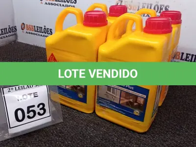 LOTE 053 - 04 CHAPISCOS PLUS COM 3,6L MARCA SIKA.   (NO ESTADO) ATENÇÃO! FAZER A VISITAÇÃO ANTES DE ARREMATAR, NÃO SABEMOS SE FUNCIONA. LEILÃO NÃO TEM GARANTIA E NEM DEVOLUÇÃO, SUJEITO A POSSÍVEIS AVARIAS VISÍVEIS/OCULTAS E/OU AUSÊNCIA DE COMPONENTES.
