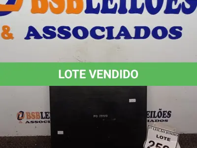 LOTE 259 - 01 NOTEBOOK MARCA POSITIVO. (NO ESTADO) ATENÇÃO! FAZER A VISITAÇÃO ANTES DE ARREMATAR, NÃO SABEMOS SE FUNCIONA, LEILÃO NÃO TEM GARANTIA E NEM DEVOLUÇÃO, SUJEITO A POSSÍVEIS AVARIAS VISÍVEIS/OCULTAS E/OU AUSÊNCIA DE COMPONENTES.