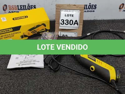 LOTE 330 - KIT RETÍFICA ELÉTRICA 220V 44 PEÇAS. (NO ESTADO) ATENÇÃO! FAZER A VISITAÇÃO ANTES DE ARREMATAR, NÃO SABEMOS SE FUNCIONA, LEILÃO NÃO TEM GARANTIA E NEM DEVOLUÇÃO, SUJEITO A POSSÍVEIS AVARIAS VISÍVEIS/OCULTAS E/OU AUSÊNCIA DE COMPONENTES. 