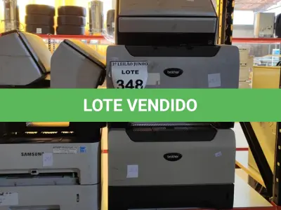 LOTE 348 - 01IMPRESSORA MULTIFUNCIONAL MARCA SAMSUNG, 02 IMPRESSORAS MARCA BROTHER E 04 SCANNERS DE MARCAS E MODELOS DIVERSOS. (NO ESTADO) ATENÇÃO! FAZER A VISITAÇÃO ANTES DE ARREMATAR, NÃO SABEMOS SE FUNCIONA, LEILÃO NÃO TEM GARANTIA E NEM DEVOLUÇÃO, SUJEITO A POSSÍVEIS AVARIAS VISÍVEIS/OCULTAS E/OU AUSÊNCIA DE COMPONENTES.