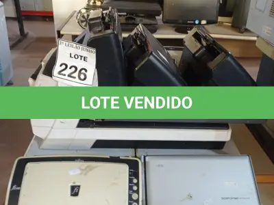 LOTE 226 - 08 SCANNERS DE MARCAS E MODELOS DIVERASO. (NO ESTADO) ATENÇÃO! FAZER A VISITAÇÃO ANTES DE ARREMATAR, NÃO SABEMOS SE FUNCIONA, LEILÃO NÃO TEM GARANTIA E NEM DEVOLUÇÃO, SUJEITO A POSSÍVEIS AVARIAS VISÍVEIS/OCULTAS E/OU AUSÊNCIA DE COMPONENTES.