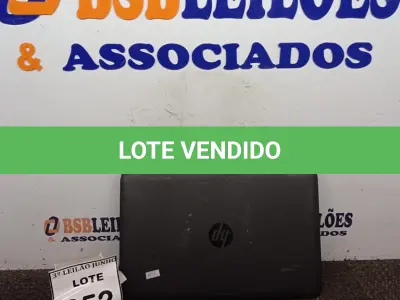 LOTE 252 - 01 NOTEBOOK MARCA HP. (NO ESTADO) ATENÇÃO! FAZER A VISITAÇÃO ANTES DE ARREMATAR, NÃO SABEMOS SE FUNCIONA, LEILÃO NÃO TEM GARANTIA E NEM DEVOLUÇÃO, SUJEITO A POSSÍVEIS AVARIAS VISÍVEIS/OCULTAS E/OU AUSÊNCIA DE COMPONENTES.