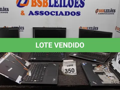 LOTE 350 - 05 NOTEBOOKS DE MARCAS E MODELOS DIVERSOS PARA RETIRADA DE PEÇAS. (NO ESTADO) ATENÇÃO! FAZER A VISITAÇÃO ANTES DE ARREMATAR, NÃO SABEMOS SE FUNCIONA, LEILÃO NÃO TEM GARANTIA E NEM DEVOLUÇÃO, SUJEITO A POSSÍVEIS AVARIAS VISÍVEIS/OCULTAS E/OU AUSÊNCIA DE COMPONENTES.