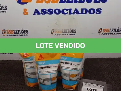 LOTE 057 - 05 IMPERMEABILIZANTES PARA TRATAMENTO DE PAREDE COM 1L MARCA SIKA. (NO ESTADO) ATENÇÃO! FAZER A VISITAÇÃO ANTES DE ARREMATAR, NÃO SABEMOS SE FUNCIONA. LEILÃO NÃO TEM GARANTIA E NEM DEVOLUÇÃO, SUJEITO A POSSÍVEIS AVARIAS VISÍVEIS/OCULTAS E/OU AUSÊNCIA DE COMPONENTES.