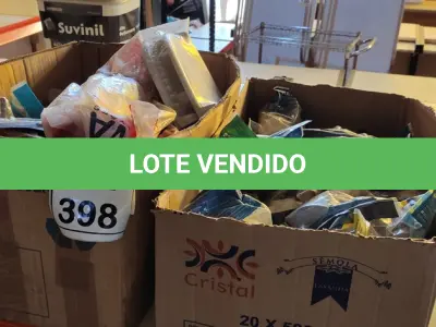 LOTE 398 - 01 LOTE COM PASSA FIO, MATERIAL DE VEDAÇÃO DE TELHAS E ARTIGOS PARA BANHEIROS E 01 LOTE COM VÁLVULAS DE ESCOAMENTO BRANCO 1,1/4. (NO ESTADO) ATENÇÃO! FAZER A VISITAÇÃO ANTES DE ARREMATAR, NÃO SABEMOS SE FUNCIONA. LEILÃO NÃO TEM GARANTIA E NEM DEVOLUÇÃO, SUJEITO A POSSÍVEIS AVARIAS VISÍVEIS/OCULTAS E/OU AUSÊNCIA DE COMPONENTES.