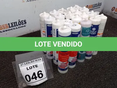LOTE 046 - 20 ADESIVOS DE SILICONE NEUTRO INCOLOR COM 280ML MARCA OBRIVED.  (NO ESTADO) ATENÇÃO! FAZER A VISITAÇÃO ANTES DE ARREMATAR, NÃO SABEMOS SE FUNCIONA. LEILÃO NÃO TEM GARANTIA E NEM DEVOLUÇÃO, SUJEITO A POSSÍVEIS AVARIAS VISÍVEIS/OCULTAS E/OU AUSÊNCIA DE COMPONENTES.