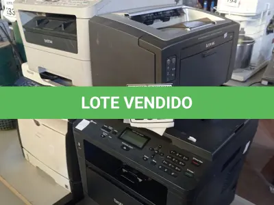 LOTE 232 - 04 IMPRESSORAS DE MARCAS E MODELOS DIVERSOS. (NO ESTADO) ATENÇÃO! FAZER A VISITAÇÃO ANTES DE ARREMATAR, NÃO SABEMOS SE FUNCIONA, LEILÃO NÃO TEM GARANTIA E NEM DEVOLUÇÃO, SUJEITO A POSSÍVEIS AVARIAS VISÍVEIS/OCULTAS E/OU AUSÊNCIA DE COMPONENTES.