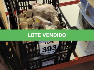 LOTE 393 - 01 LOTE COM TORNEIRAS PLÁSTICAS E TAMPÕES E 01 LOTE COM CONEXÕES DIVERSAS. (NO ESTADO) ATENÇÃO! FAZER A VISITAÇÃO ANTES DE ARREMATAR, NÃO SABEMOS SE FUNCIONA. LEILÃO NÃO TEM GARANTIA E NEM DEVOLUÇÃO, SUJEITO A POSSÍVEIS AVARIAS VISÍVEIS/OCULTAS E/OU AUSÊNCIA DE COMPONENTES.