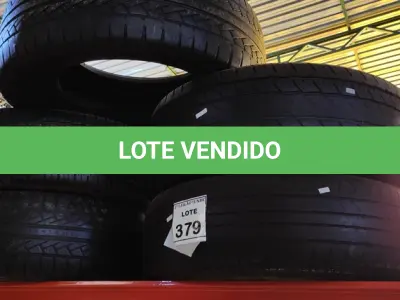 LOTE 379 - 05 PNEUS USADOS 265-65 ARO 17. (NO ESTADO) ATENÇÃO! FAZER A VISITAÇÃO ANTES DE ARREMATAR, NÃO SABEMOS SE FUNCIONA. LEILÃO NÃO TEM GARANTIA E NEM DEVOLUÇÃO, SUJEITO A POSSÍVEIS AVARIAS VISÍVEIS/OCULTAS E/OU AUSÊNCIA DE COMPONENTES.