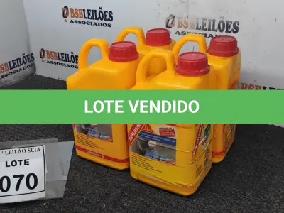LOTE 070 - 04 ADITIVOS PLASTIFICANTE PARA ARGAMASSA DE ASSENTAMENTO E REBOCO COM 3,6L MARCA SIKA.  (NO ESTADO) ATENÇÃO! FAZER A VISITAÇÃO ANTES DE ARREMATAR, NÃO SABEMOS SE FUNCIONA. LEILÃO NÃO TEM GARANTIA E NEM DEVOLUÇÃO, SUJEITO A POSSÍVEIS AVARIAS VISÍVEIS/OCULTAS E/OU AUSÊNCIA DE COMPONENTES.