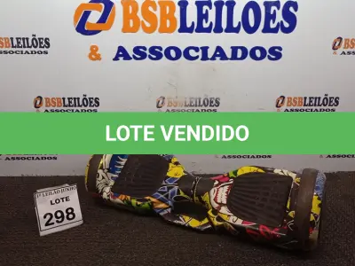 LOTE 298 - 01 HOVERBOARD NA COR CAMUFLADA. (NO ESTADO) ATENÇÃO! FAZER A VISITAÇÃO ANTES DE ARREMATAR, NÃO SABEMOS SE FUNCIONA, LEILÃO NÃO TEM GARANTIA E NEM DEVOLUÇÃO, SUJEITO A POSSÍVEIS AVARIAS VISÍVEIS/OCULTAS E/OU AUSÊNCIA DE COMPONENTES.