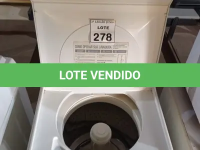 LOTE 349 - 01 MÁQUINA DE LAVAR MARCA BRASTEMP 10KG 110V. (NO ESTADO) ATENÇÃO! FAZER A VISITAÇÃO ANTES DE ARREMATAR, NÃO SABEMOS SE FUNCIONA. LEILÃO NÃO TEM GARANTIA E NEM DEVOLUÇÃO, SUJEITO A POSSÍVEIS AVARIAS VISÍVEIS/OCULTAS E/OU AUSÊNCIA DE COMPONENTES.