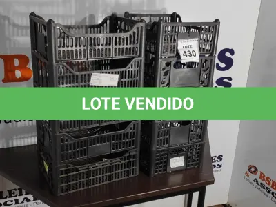 LOTE 430 - 10 CESTAS ORGANIZADORAS. (NO ESTADO) ATENÇÃO! FAZER A VISITAÇÃO ANTES DE ARREMATAR, NÃO SABEMOS SE FUNCIONA, LEILÃO NÃO TEM GARANTIA E NEM DEVOLUÇÃO, SUJEITO A POSSÍVEIS AVARIAS VISÍVEIS/OCULTAS E/OU AUSÊNCIA DE COMPONENTES.