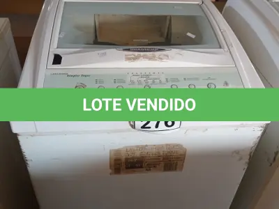 LOTE 347 - 01 MÁQUINA DE LAVAR ROUPAS BRASTEMP 5KG 220V. (NO ESTADO) ATENÇÃO! FAZER A VISITAÇÃO ANTES DE ARREMATAR, NÃO SABEMOS SE FUNCIONA. LEILÃO NÃO TEM GARANTIA E NEM DEVOLUÇÃO, SUJEITO A POSSÍVEIS AVARIAS VISÍVEIS/OCULTAS E/OU AUSÊNCIA DE COMPONENTES.