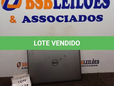 LOTE 247 - 01 NOTEBOOK MARCA DELL. (NO ESTADO) ATENÇÃO! FAZER A VISITAÇÃO ANTES DE ARREMATAR, NÃO SABEMOS SE FUNCIONA, LEILÃO NÃO TEM GARANTIA E NEM DEVOLUÇÃO, SUJEITO A POSSÍVEIS AVARIAS VISÍVEIS/OCULTAS E/OU AUSÊNCIA DE COMPONENTES.