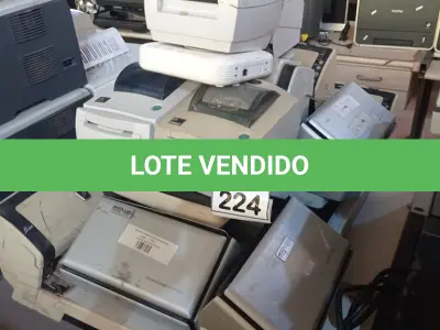 LOTE 224 - 01 LOTE COM GRANDE QUANTIDADE DE SCANNER E 03 IMPRESSORAS DE ETIQUETA. (NO ESTADO) ATENÇÃO! FAZER A VISITAÇÃO ANTES DE ARREMATAR, NÃO SABEMOS SE FUNCIONA, LEILÃO NÃO TEM GARANTIA E NEM DEVOLUÇÃO, SUJEITO A POSSÍVEIS AVARIAS VISÍVEIS/OCULTAS E/OU AUSÊNCIA DE COMPONENTES.