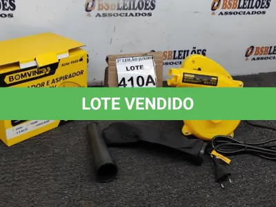 LOTE 410 - SOPRADOR  E ASPIRADOR ELÉTRICO 220V 700W 13600RPM. (NO ESTADO) ATENÇÃO! FAZER A VISITAÇÃO ANTES DE ARREMATAR, NÃO SABEMOS SE FUNCIONA, LEILÃO NÃO TEM GARANTIA E NEM DEVOLUÇÃO, SUJEITO A POSSÍVEIS AVARIAS VISÍVEIS/OCULTAS E/OU AUSÊNCIA DE COMPONENTES. 