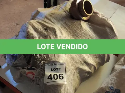 LOTE 406 - 30 UNIDADES DE UNIÃO SOLDÁVEL 85MM. (NO ESTADO) ATENÇÃO! FAZER A VISITAÇÃO ANTES DE ARREMATAR, NÃO SABEMOS SE FUNCIONA. LEILÃO NÃO TEM GARANTIA E NEM DEVOLUÇÃO, SUJEITO A POSSÍVEIS AVARIAS VISÍVEIS/OCULTAS E/OU AUSÊNCIA DE COMPONENTES.
