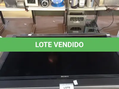 LOTE 236 - 01 TV LCD 46’’ COM CONTROLE MARCA SONY. (NO ESTADO) ATENÇÃO! FAZER A VISITAÇÃO ANTES DE ARREMATAR, NÃO SABEMOS SE FUNCIONA, LEILÃO NÃO TEM GARANTIA E NEM DEVOLUÇÃO, SUJEITO A POSSÍVEIS AVARIAS VISÍVEIS/OCULTAS E/OU AUSÊNCIA DE COMPONENTES.