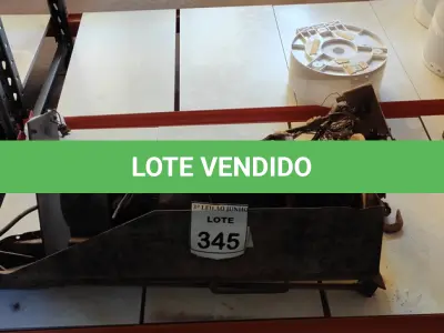 LOTE 345 - 01 GUINCHO ELÉTRICO CAPACIDADE 400KG. (NO ESTADO) ATENÇÃO! FAZER A VISITAÇÃO ANTES DE ARREMATAR, NÃO SABEMOS SE FUNCIONA, LEILÃO NÃO TEM GARANTIA E NEM DEVOLUÇÃO, SUJEITO A POSSÍVEIS AVARIAS VISÍVEIS/OCULTAS E/OU AUSÊNCIA DE COMPONENTES.
