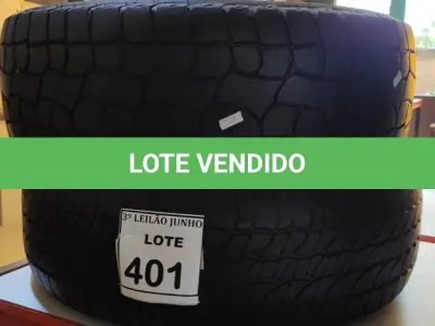 LOTE 401 - 02 PNEUS MEIA VIDA 205/60 ARO16. (NO ESTADO) ATENÇÃO! FAZER A VISITAÇÃO ANTES DE ARREMATAR, NÃO SABEMOS SE FUNCIONA. LEILÃO NÃO TEM GARANTIA E NEM DEVOLUÇÃO, SUJEITO A POSSÍVEIS AVARIAS VISÍVEIS/OCULTAS E/OU AUSÊNCIA DE COMPONENTES.