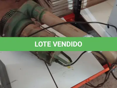 LOTE 294 - 01 BOMBA D’AGUA TRIFÁSICA. (NO ESTADO) ATENÇÃO! FAZER A VISITAÇÃO ANTES DE ARREMATAR, NÃO SABEMOS SE FUNCIONA, LEILÃO NÃO TEM GARANTIA E NEM DEVOLUÇÃO, SUJEITO A POSSÍVEIS AVARIAS VISÍVEIS/OCULTAS E/OU AUSÊNCIA DE COMPONENTES.